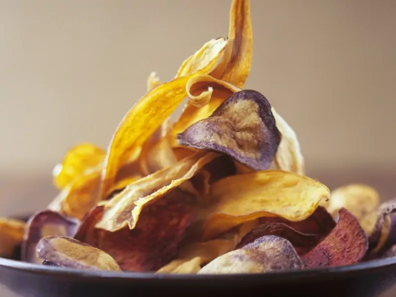 Chips aus verschiedenem Gemüse