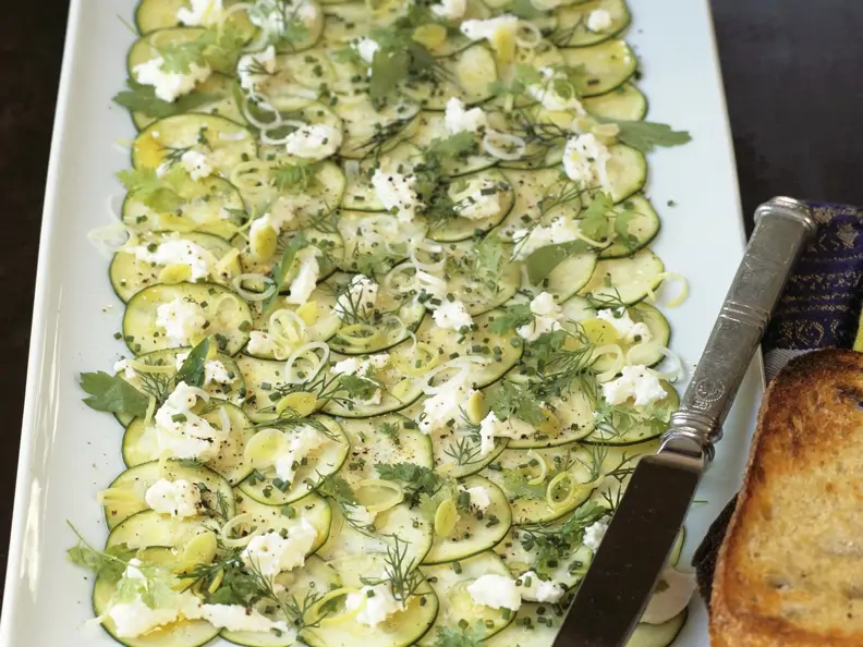 Zucchini-Ricotta-Carpaccio