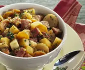 Steckrübentopf mit Gepökeltem Fleisch