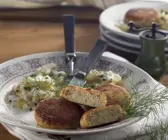 Fischbuletten mit Kartoffelsalat