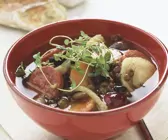 Linsen-Karotten-Suppe mit Fenchel