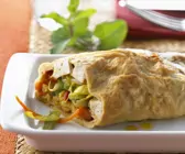 Omelett mit Tofu und Gemüse