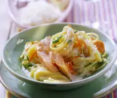 Pasta mit Lachs