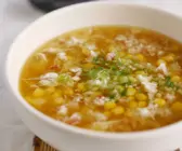 Mais-Krabben-Suppe auf chinesische Art