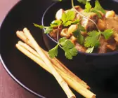 Apfel-Lamm-Topf mit Kichererbsen und Zimt