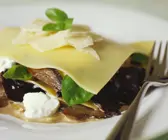Pilzlasagne mit Ricotta