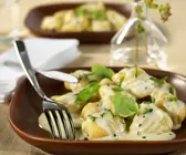 Kartoffelgnocchi mit Gorgonzolasoße
