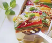Sommerliches Gemüsegratin