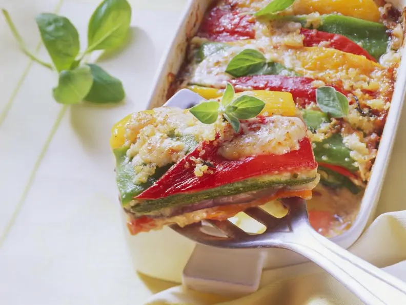 Sommerliches Gemüsegratin