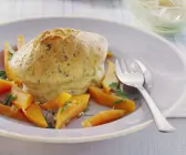 Herzhaftes Soufflee mit Kräutern und Gemüse