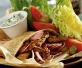 Pitatasche mit Gyros
