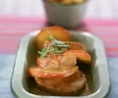 Schweinefilet mit Apfel