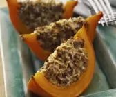 Kürbisschnitten mit Hackfleisch
