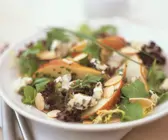 Salat mit Birnen und Blauschimmelkäse