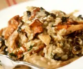 Risotto mit Knoblauch und Pilzen