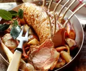 Braten vom Spanferkel