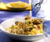 Pasta mit Venusmuscheln