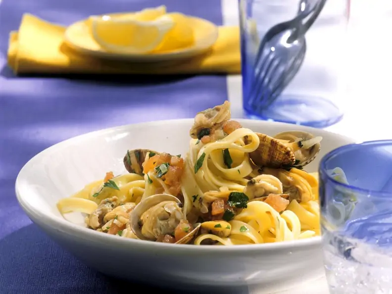 Pasta mit Venusmuscheln