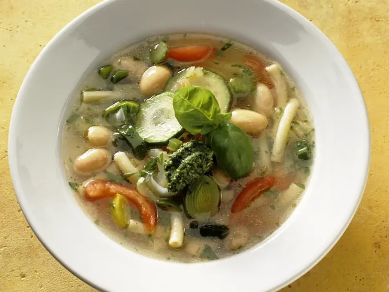 Minestrone mit Pesto genovese