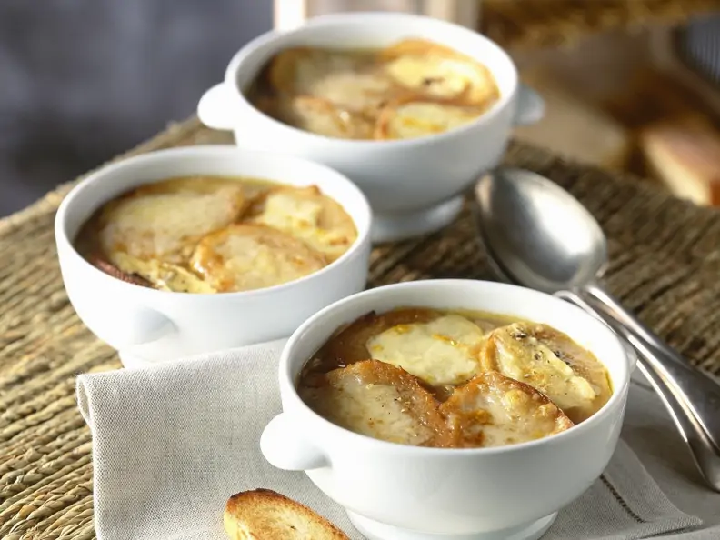 Original französische Zwiebelsuppe