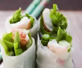 Spargel-Shrimps-Glücksrollen aus Vietnam