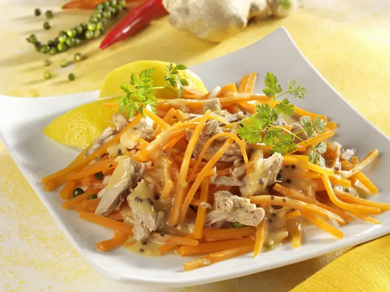 Möhrensalat mit Thunfisch