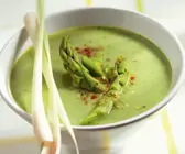 Vegane Spargelsuppe