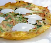 Frittata mit Räucherlachs und Mascarpone