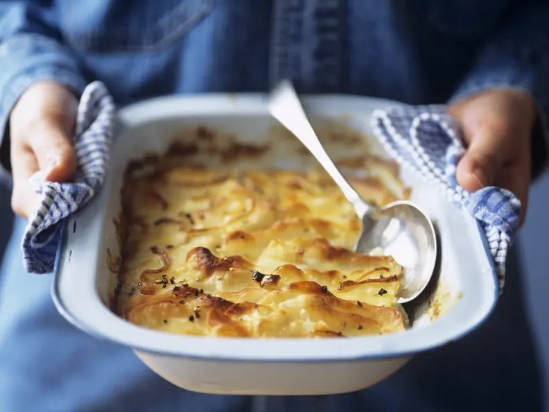 Französisches Kartoffelgratin