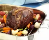 Rinderbraten mit Gemüse
