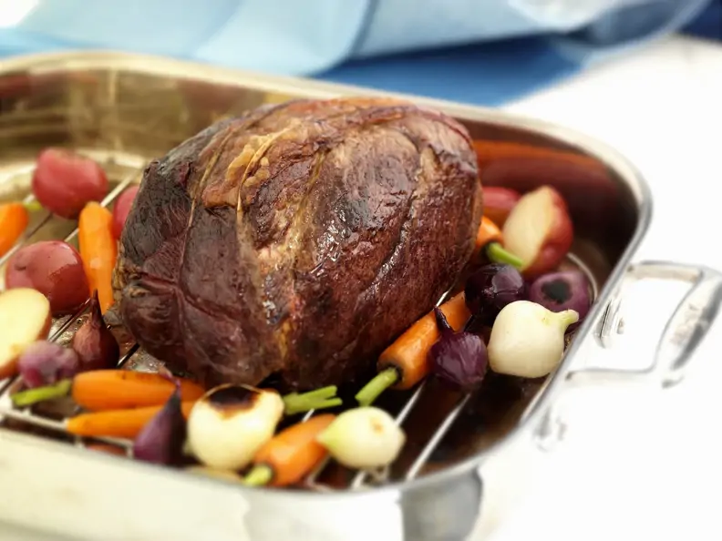 Rinderbraten mit Gemüse
