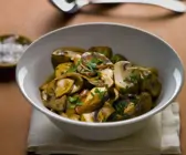 Pilzgemüse mit Petersilie