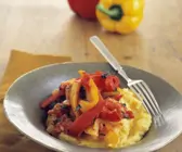 Paprikagemüse und Polenta