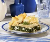 Spinat-Feta-Pastete auf griechische Art