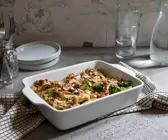 Puten-Brokkoli-Gratin mit Mandeln