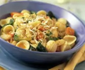 Pasta mit Rucola und Tomaten