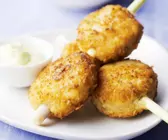 Fischplanzerl auf Zitronengras