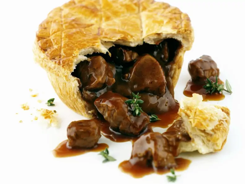 Fleischpastete auf englische Art (Steak Pie)