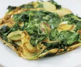 Kartoffeltortilla mit Spinat