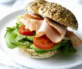 Sandwich mit Truthahnaufschnitt