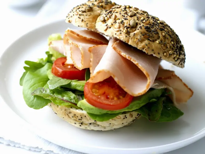 Sandwich mit Truthahnaufschnitt