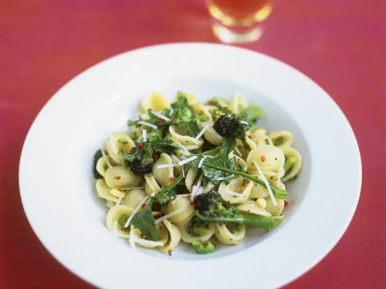 Pasta mit Cima di Rapa (Stängelkohl)