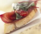 Crostini mit Bündnerfleisch