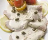 Kalbsfleisch mit Thunfisch-Kapern-Soße (Vitello tonnato)