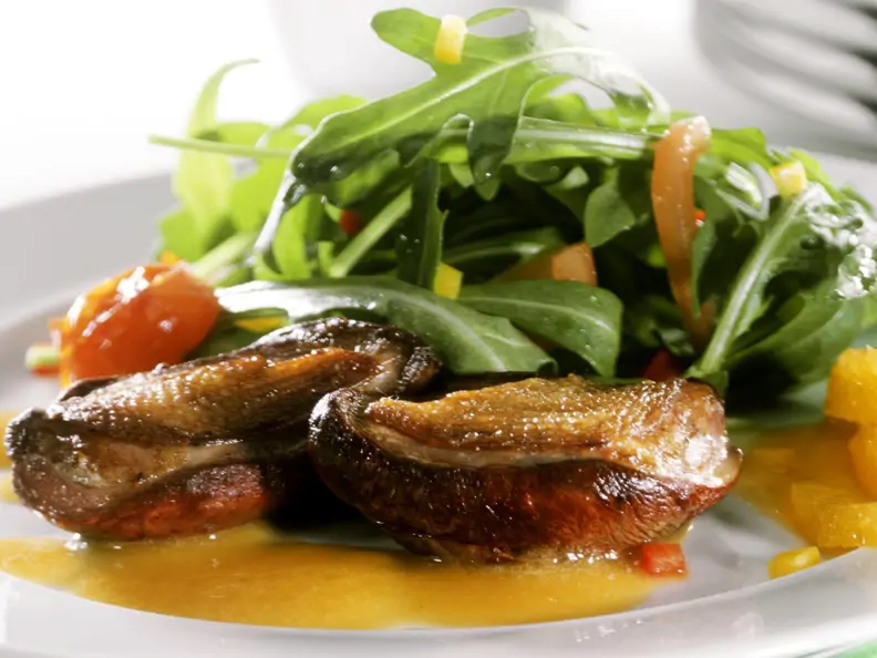 Entenbrust mit Orangensoße