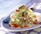 Spitzkohl-Shiitake-Salat