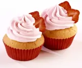 Cupcakes mit Erdbeersahne