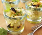 Miesmuschelsalat mit weißen Rüben