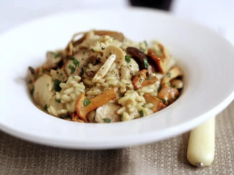 Risotto mit wilden Pilzen
