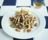 Frittierte Sardellen
